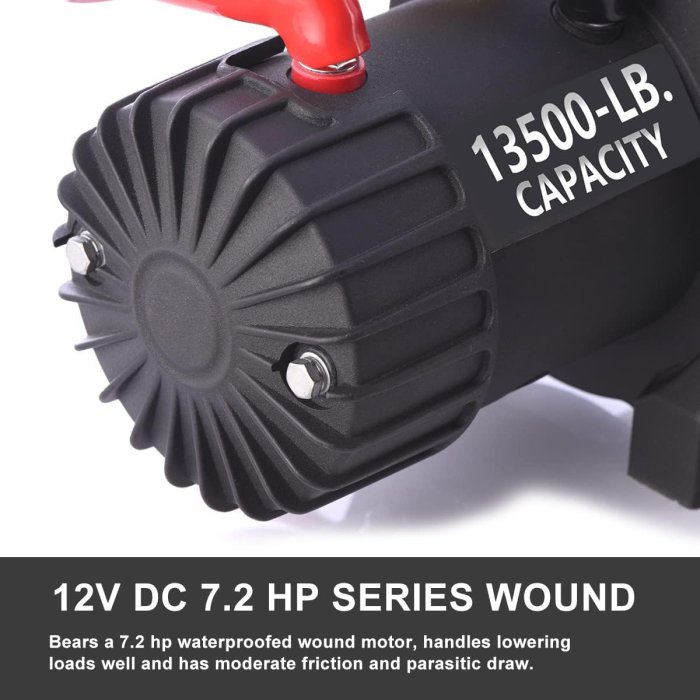 RUGCEL 13500lb Waterproof Electric Winch (image 5)