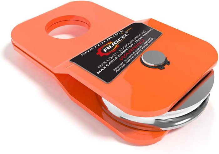 RUGCEL WINCH 4.8T Snatch Block (Orange) (image 2)