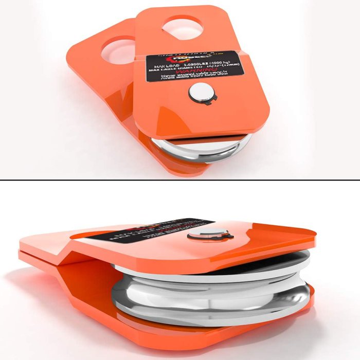 RUGCEL WINCH 4.8T Snatch Block (Orange) (image 3)
